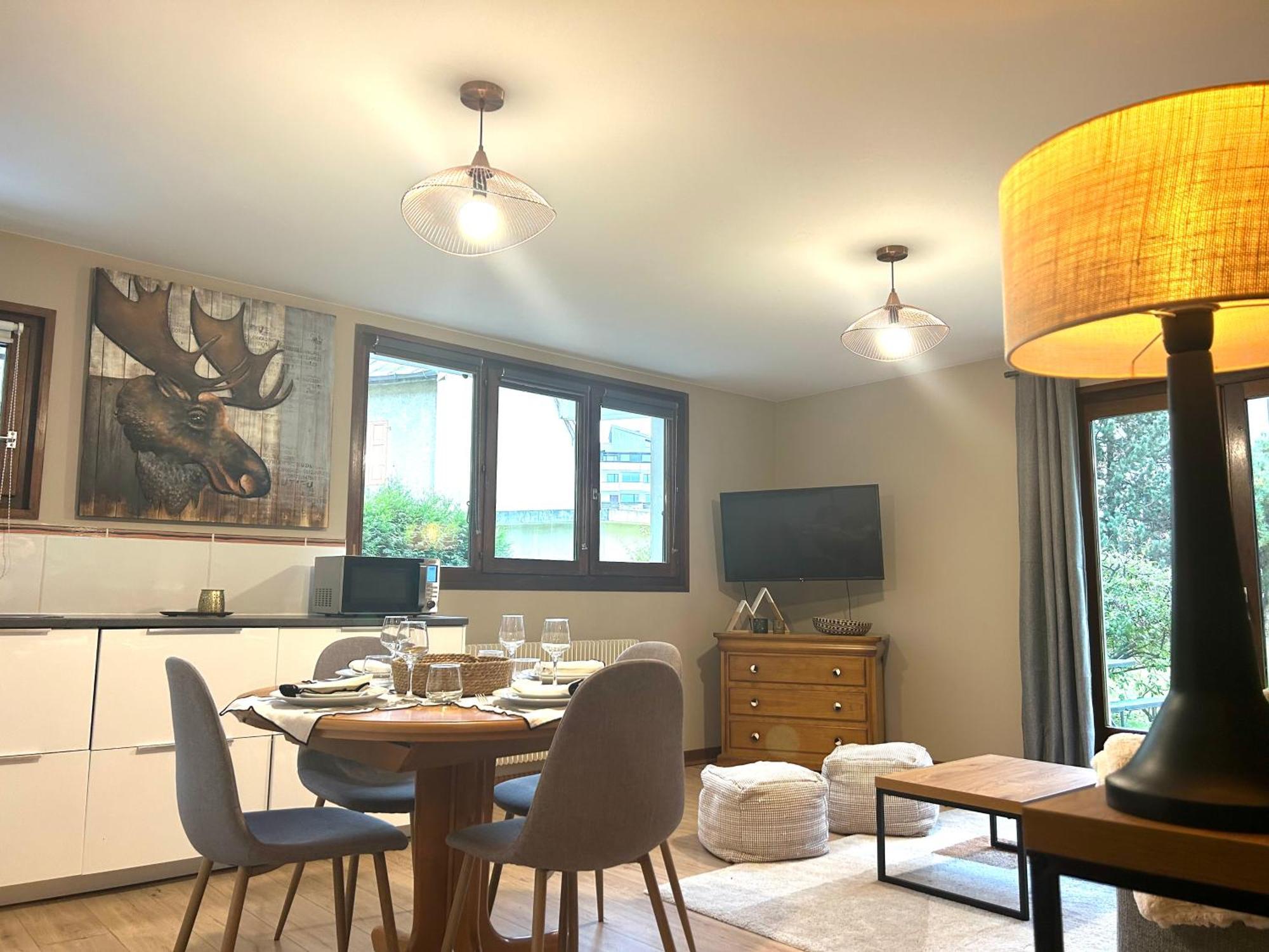Appartement Style Chalet Avec Grande Terrasse Et Parking Prive شامونكس المظهر الخارجي الصورة